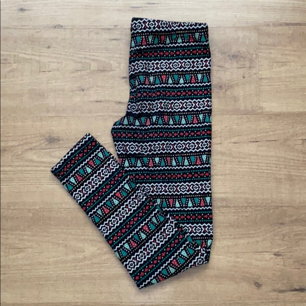 Girls Christmas Leggings